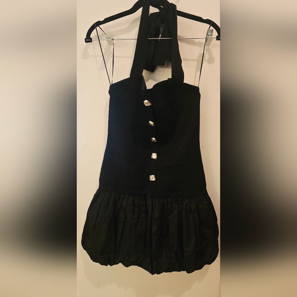 Elegant Black Strapless Dress